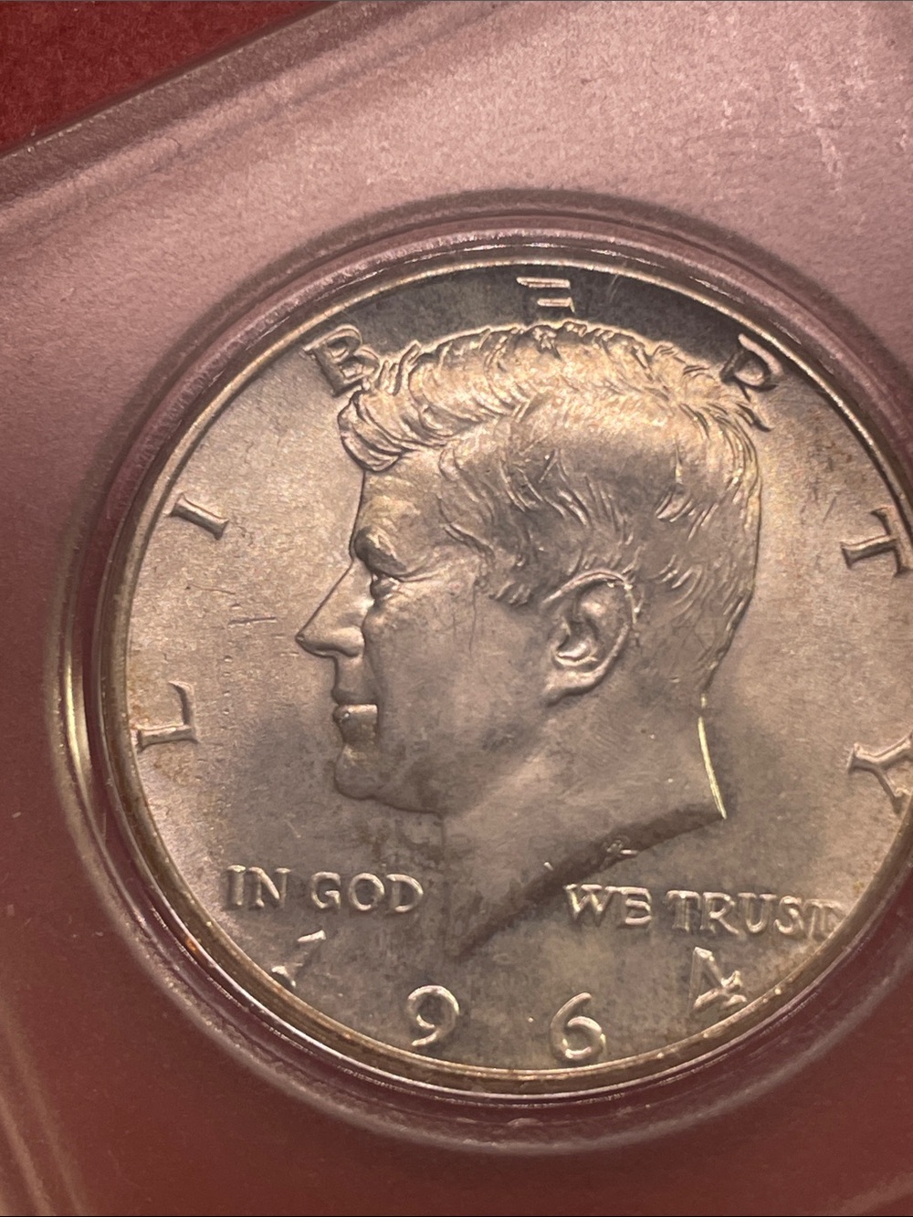 1964 Kennedy Half Dollar 90% Silver Coin - Classic Uncirculated